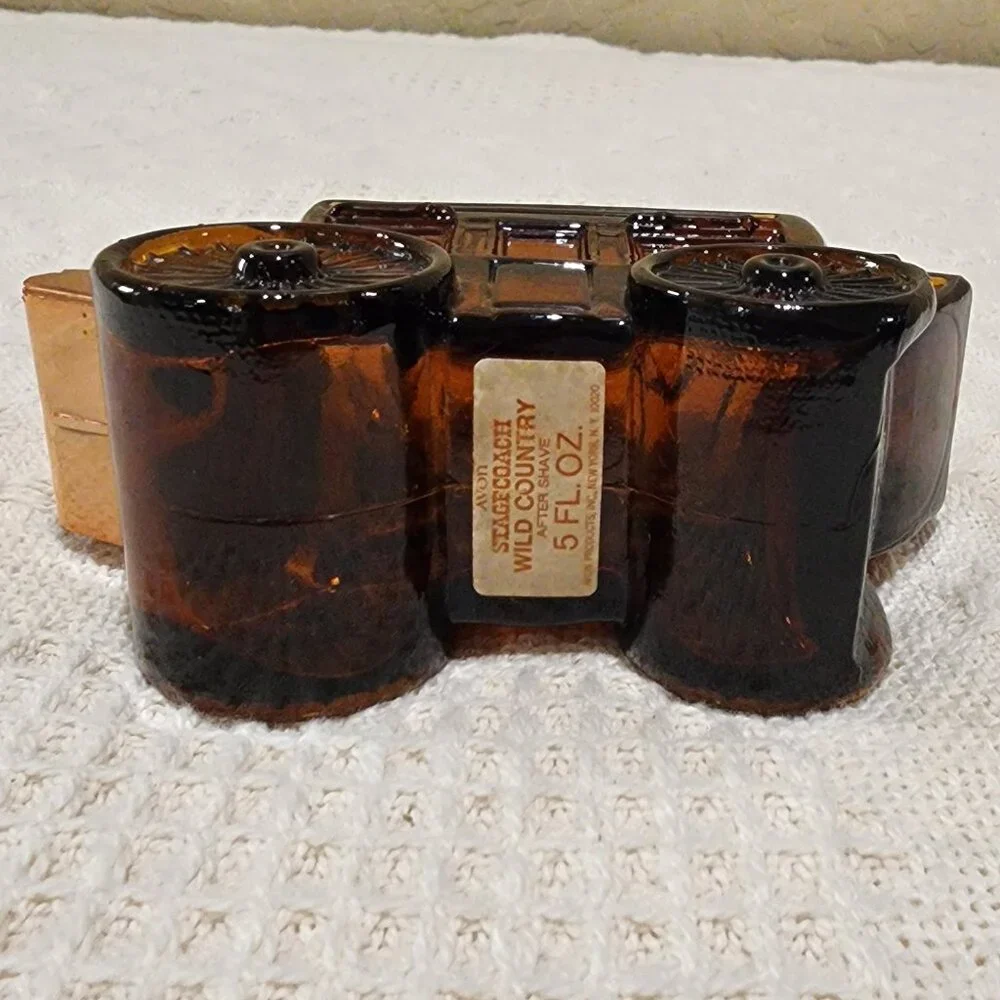 Vintage Avon Western STAGECOACH Collectors Empty Collectible Bottle